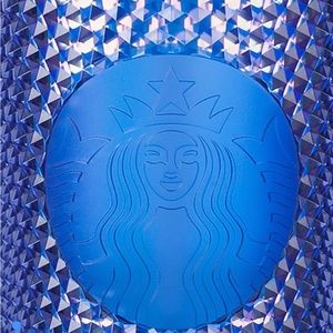 Walt Disney World 50th Anniversary Geometric Starbucks Tumbler with Straw – Blue